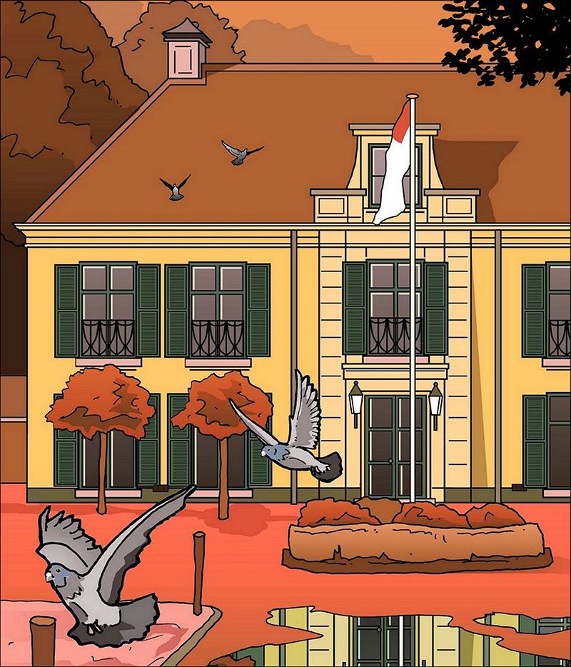 Praktijkschool Oost Ter Hout, met luiken - Eric Coolen